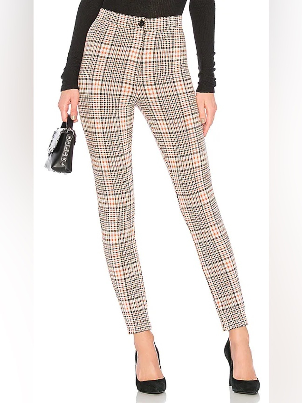 Free People Canaby Plaid Skinny Pants